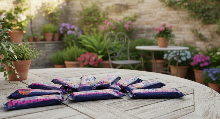 Paleta de Frambuesa Agua (48 paletas) Sin sellos