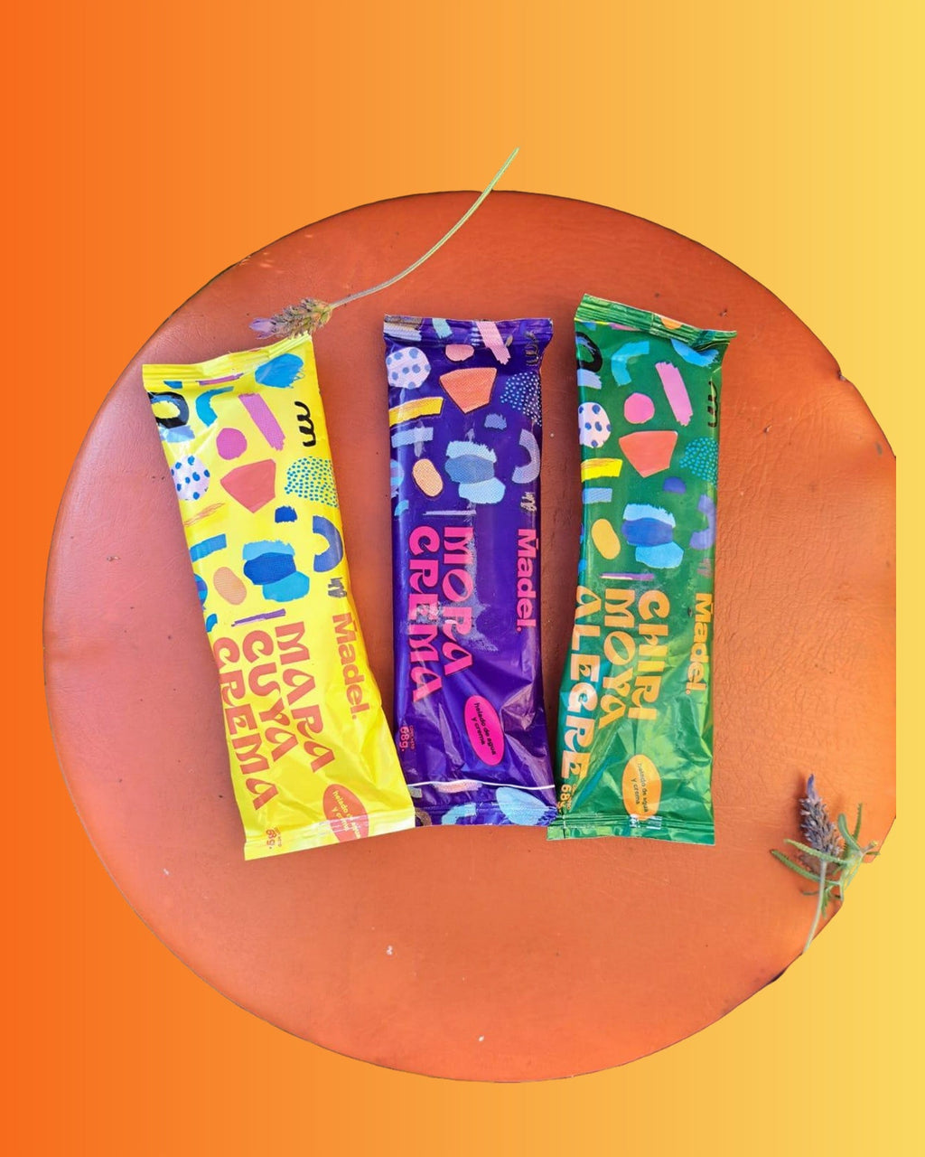 Caja de Paletas Mix Alegre/Chirimoya/Maracuyá/Mango/Mora/68g