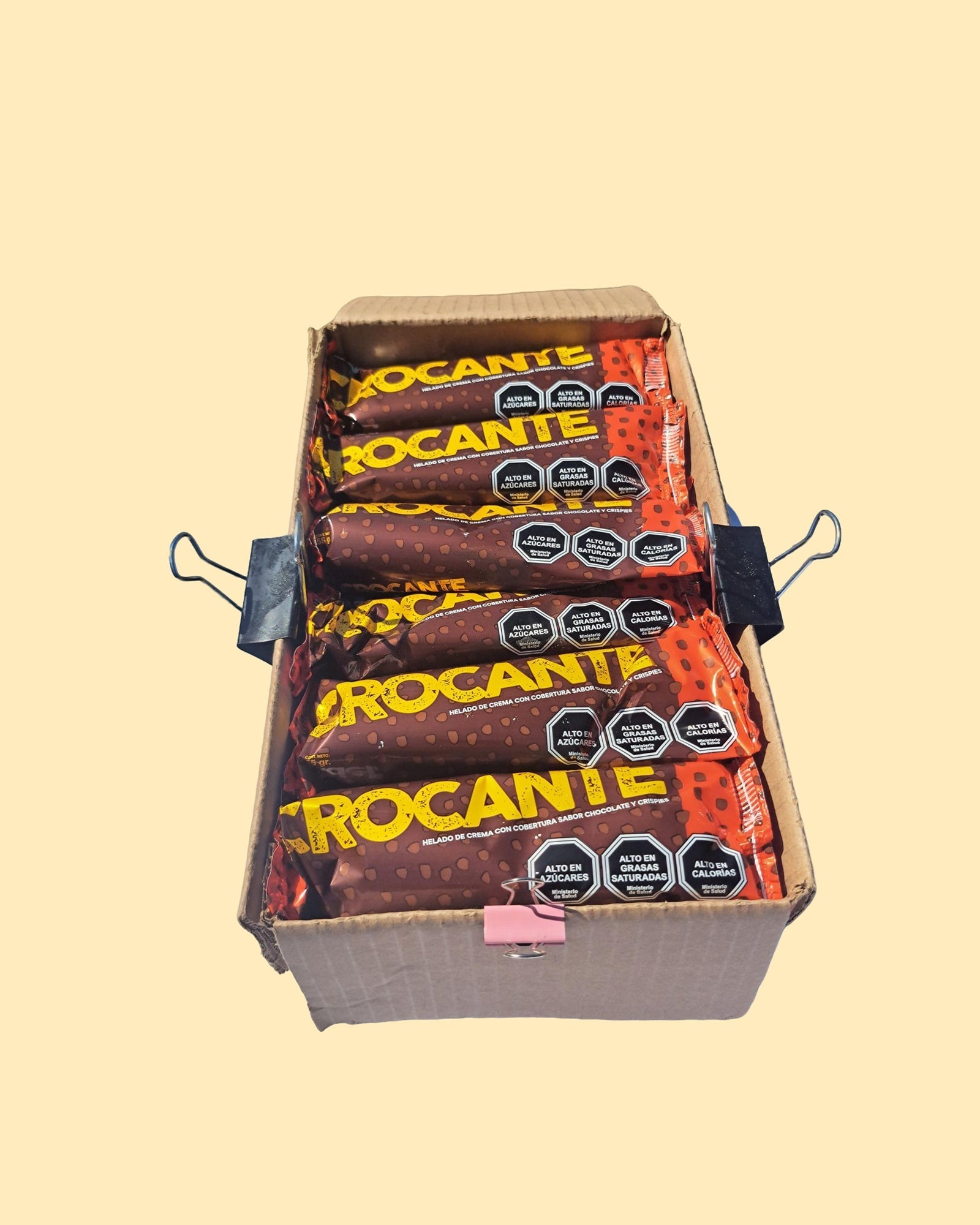Paleta Crocante de Crema /Caja de 30 unidades / 55g cada una