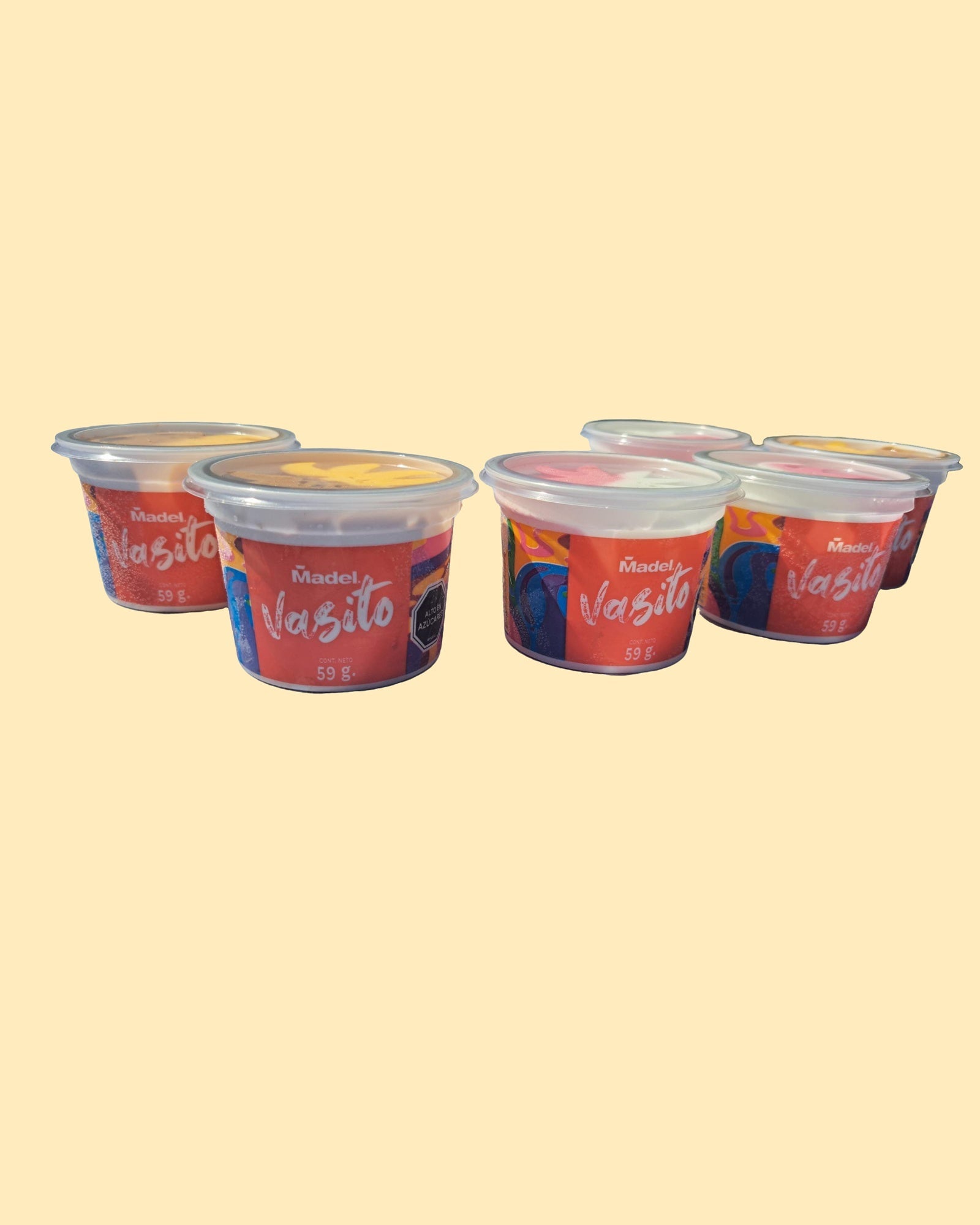 Vaso de helado cremoso: Frutilla vainilla "SIN SELLOS" (36 vasitos)