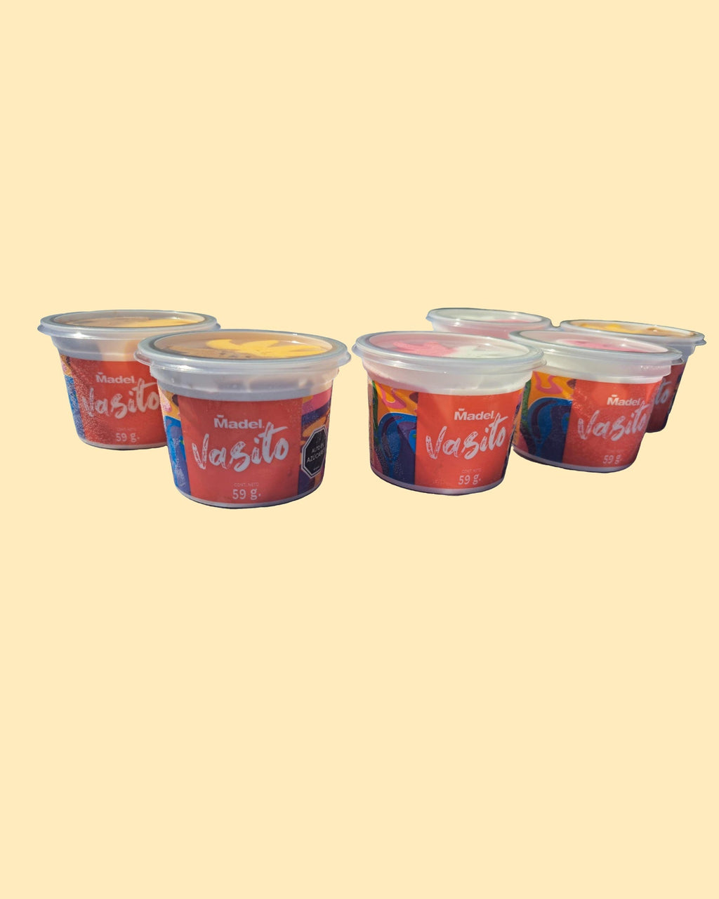 Vaso de helado cremoso: Lúcuma manjar "CON SELLOS" (36 vasitos)