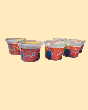 Vaso de helado cremoso: Frutilla vainilla "SIN SELLOS" (36 vasitos)