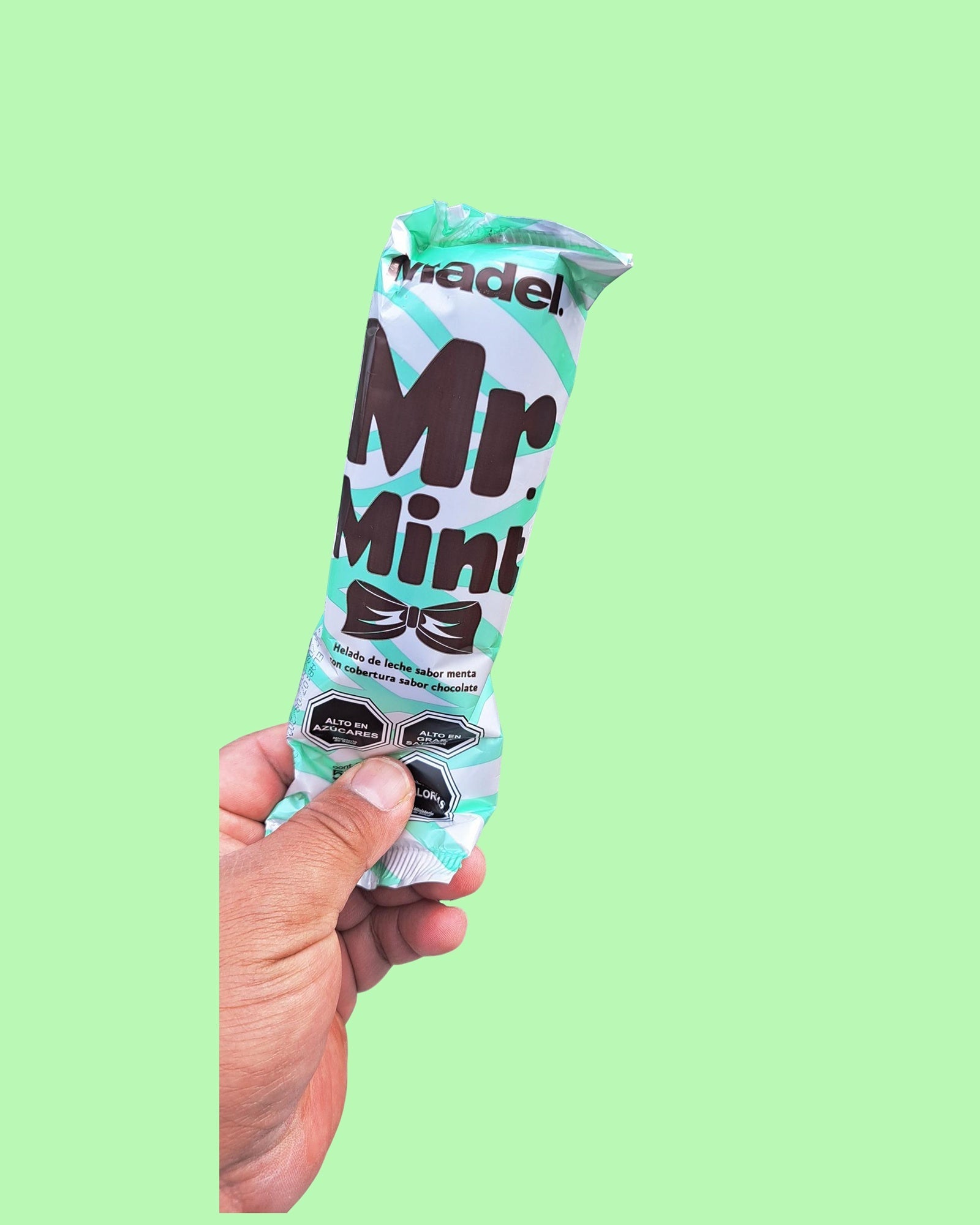 Paleta de Helado MR Mint/ 55g/ 30 unidades