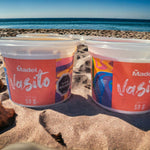 Vaso de helado cremoso: Frutilla vainilla "SIN SELLOS" (36 vasitos)