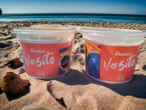 Vaso de helado cremoso: Frutilla vainilla "SIN SELLOS" (36 vasitos)