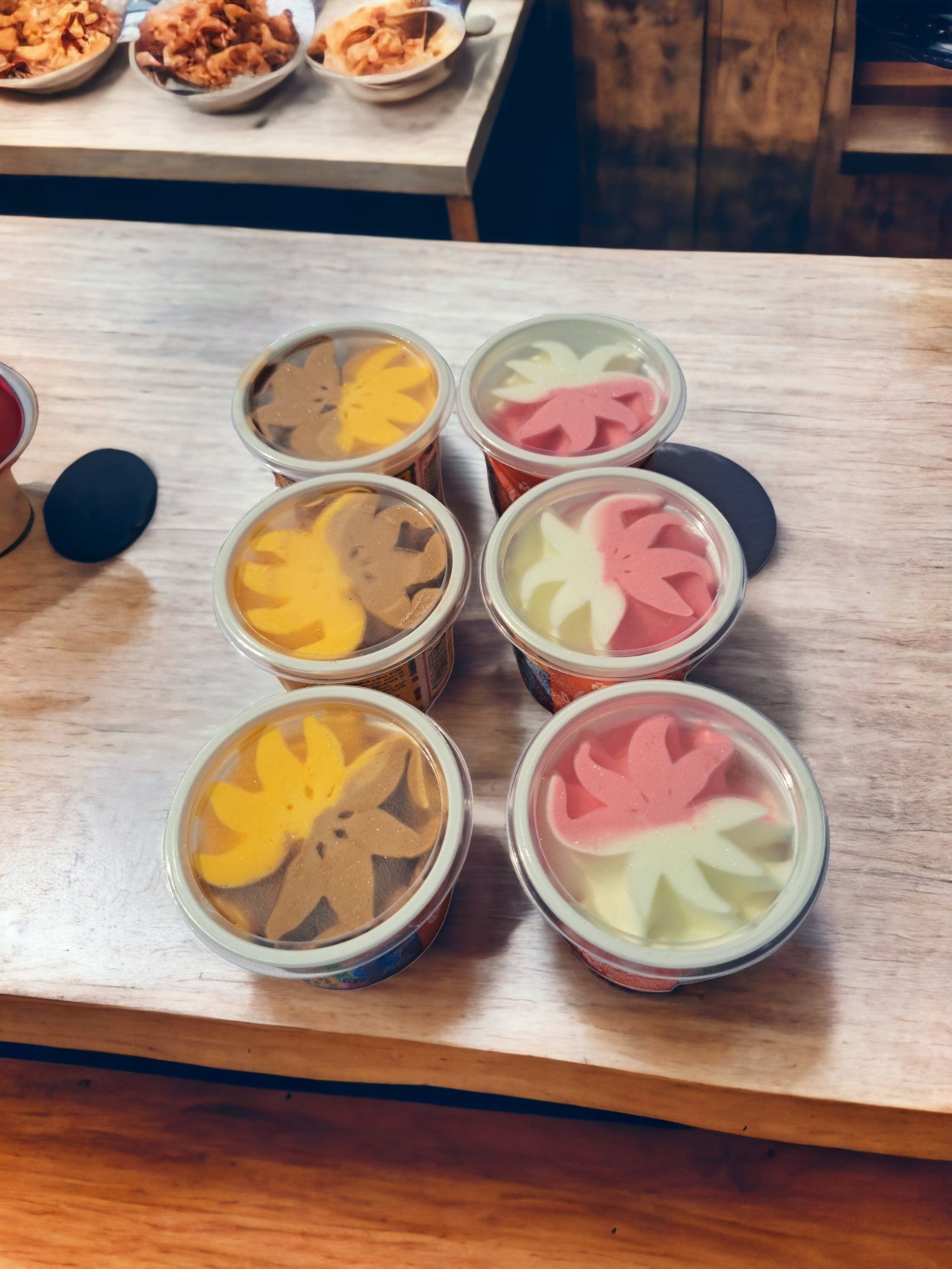 Vaso de helado cremoso: Frutilla vainilla "SIN SELLOS" (36 vasitos)