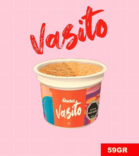 Vaso de helado cremoso: Lúcuma manjar "CON SELLOS" (36 vasitos)